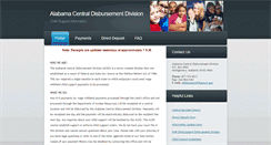 Desktop Screenshot of childsupport.alacourt.gov