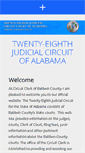 Mobile Screenshot of 28jc.alacourt.gov